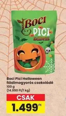 Interspar Boci Pici Halloween földimogyorós csokoládé ajánlat