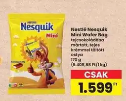 Interspar Nestlé Nesquik Mini Wafer Bag ajánlat