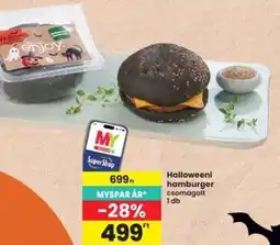 Interspar Halloweeni hamburger ajánlat