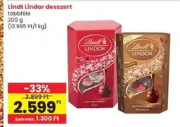 Interspar Lindt Lindor desszert ajánlat