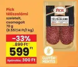Interspar PICK Téliszalámi ajánlat