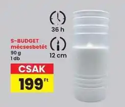 Interspar S-BUDGET mécsesbetét ajánlat