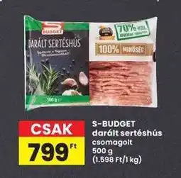 Interspar S-BUDGET darált sertéshús ajánlat