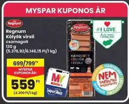 Interspar Regnum Kölyök virsli csomagolt ajánlat
