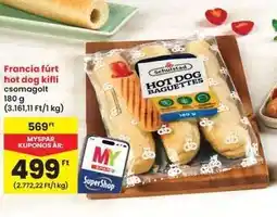 Interspar Francia Fúrt Hot-Dog Kifli ajánlat