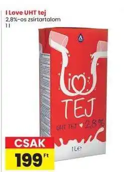 Interspar I love UHT tej ajánlat