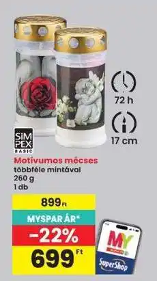 Interspar Motívumos mécses ajánlat