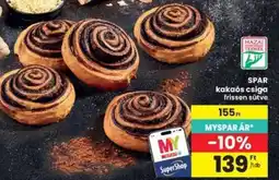 Interspar SPAR kakaós csiga ajánlat