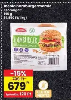 Interspar Incola hamburgerzsemle ajánlat