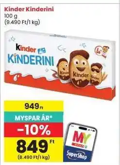 Interspar Kinder Kinderini ajánlat