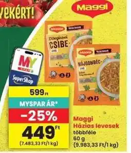 Interspar Maggi Háziás levesek ajánlat