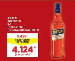 Interspar Aperol ajánlat