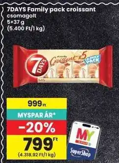 Interspar 7DAYS Family Pack croissant ajánlat