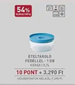 Interspar ÉTELTÁROLÓ FEDÉLLEL - 1 DB ajánlat