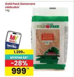 Interspar Gold Pack Demerara nádcukor ajánlat
