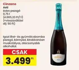 Interspar Cinzano Asti ajánlat