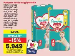 Interspar Pampers Pants bugyipelenka ajánlat