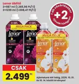 Interspar LENOR Öblítő ajánlat