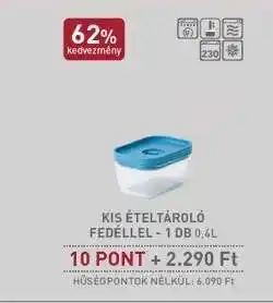 Interspar KIS ÉTELTÁROLÓ FEDÉLLEL - 1 DB 0,4L ajánlat