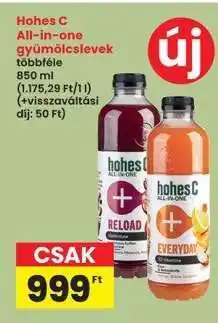 Interspar Hohes C All-in-one gyümölcslevek ajánlat