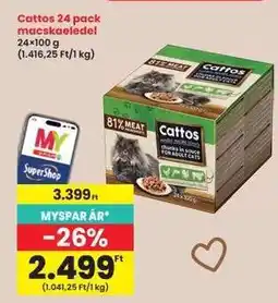 Interspar Cattos 24 pack macskaeledel ajánlat