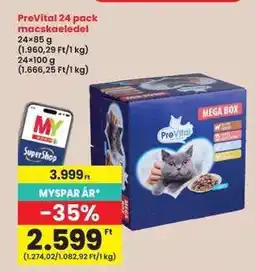 Interspar PreVital 24 pack macskaeledel ajánlat