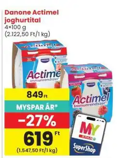 Spar Danone Actimel joghurtital ajánlat