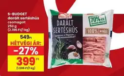Interspar S-BUDGET darált sertéshús ajánlat