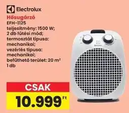 Interspar Electrolux Hősugárzó EFH-1125 ajánlat