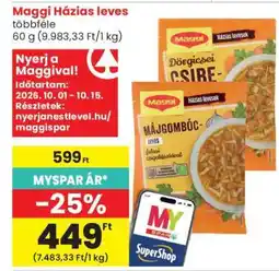 Spar MAGGI HÁZIAS LEVES ajánlat