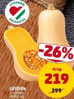 PENNY sütőtök ajánlat