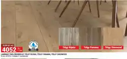 Merkury Market Laminált padlóburkolat Tölgy Rijeka, Tölgy Panama, Tölgy Sherwood ajánlat