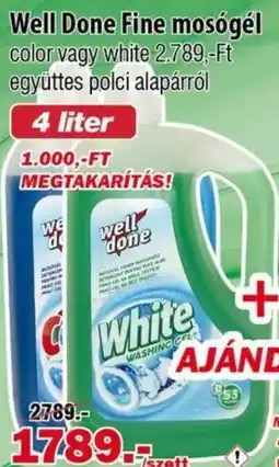 Vianni Drogéria Well Done Fine mosógél ajánlat