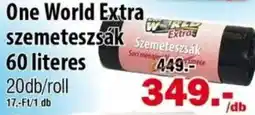 Vianni Drogéria One World Extra szemeteszsák ajánlat