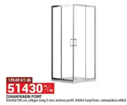 Merkury Market Zuhanykabin point ajánlat