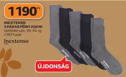 Auchan Inextenso 5 páras férfi zokni ajánlat