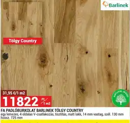Merkury Market Barlinek tölgy country ajánlat