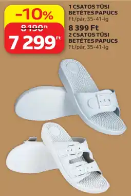 Auchan Tüsi betétes papucs ajánlat