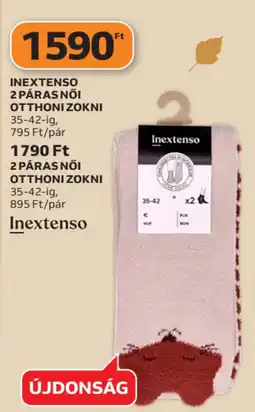 Auchan Inextenso női otthoni zokni ajánlat