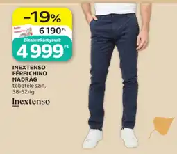 Auchan Inextenso férfi chino nadrág ajánlat
