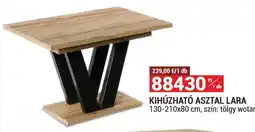 Merkury Market Lara kihúzható asztal ajánlat