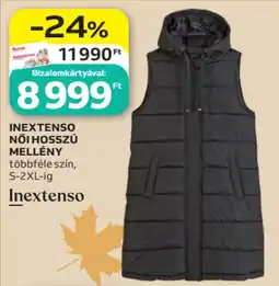 Auchan Inextenso női hosszú mellény ajánlat