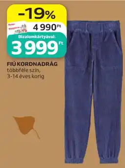 Auchan Auchan fiú kordnadrág ajánlat