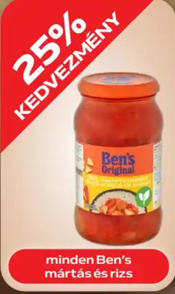Auchan Minden Ben's mártás és rizs ajánlat