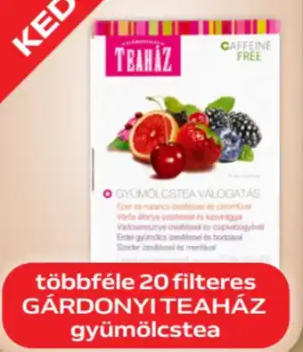 Gárdonyi teaház gyümölcs tea