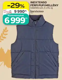 Auchan Inextenso férfi pufi mellény ajánlat