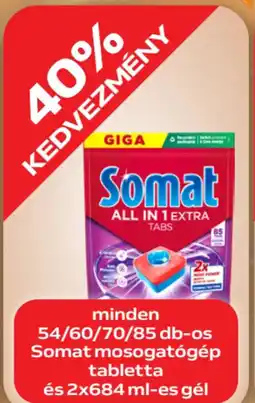 Auchan Minden os Somat mosogatógép tabletta ajánlat