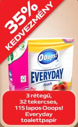 Auchan Ooops everyday toalett papír ajánlat