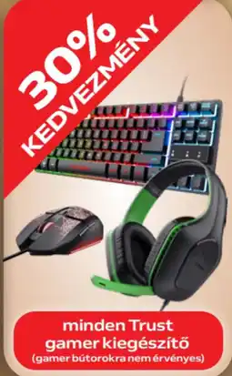 Auchan Trust gamer kiegészítő ajánlat