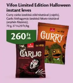 EcoFamily Vifon limited edition halloween instant leves ajánlat
